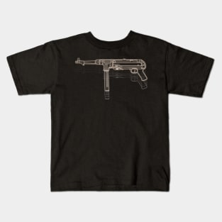 MP40 WW2 Submachine Gun Kids T-Shirt